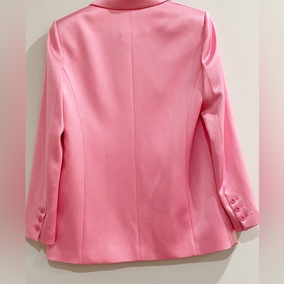 Alice and Olivia Denny Notch Collar Boyfriend Blazer - Picture 8 of 14